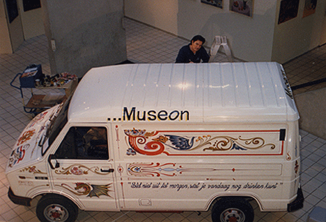 Minibús para el Museo "Museon" de La Haya Holanda - 1988.