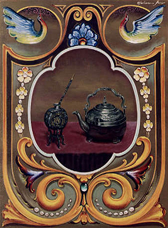 "Filete Criollo" 1996 Óleo sobre tela 0,60 x 0.80 m.